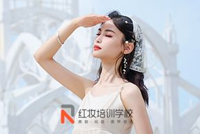 海口紅妝學(xué)校潮妝大片·海邊教堂演繹浪漫少女